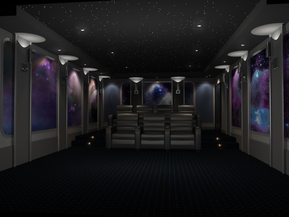 SpaceThemed Home Theater