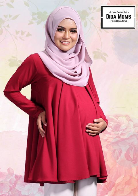 ADRRA Flowly Maternity Blouse Baju Mengandung  ADRRA 