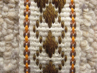 Lithuanian hand woven sashe men tie