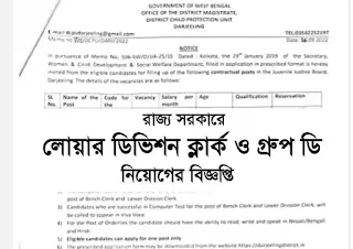 West Bengal Social Welfare Recruitment 2022