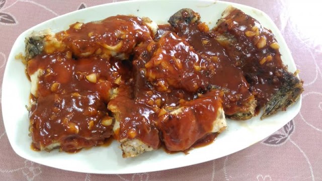 Ikan Gurame asam manis pedas Resep Masakan Keluarga