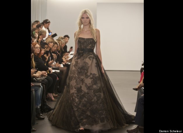 Vera Wang Debuts Black Wedding Dresses