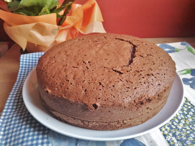 Torta all'acqua al cacao