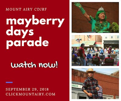 mayberry days parade 2018