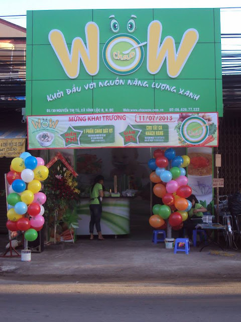 Khai trương cửa hàng cháo dinh dưỡng WOW tại D1/10 NGUYỄN THỊ TÚ ,Huyện Bình Chánh, Tp Hồ Chí Minh