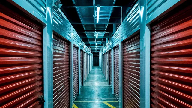 Warehouse Corridor Photo Wallpaper