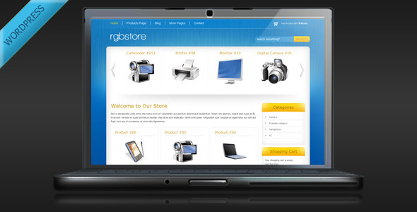 RGBStore - Online Store WordPress Theme - ThemeForest Item for Sale