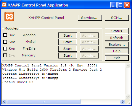 Phpmyadmin xampp mac