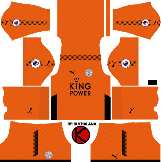  Get the new Leicester City Puma kits seasons  Baru, Leicester City Kit 2017/2018 - Dream League Soccer