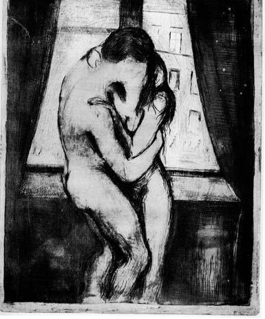 Edvard Munch Kiss on Comments Labels Art Couple Drawing Edvard Munch Kiss Romance Vintage