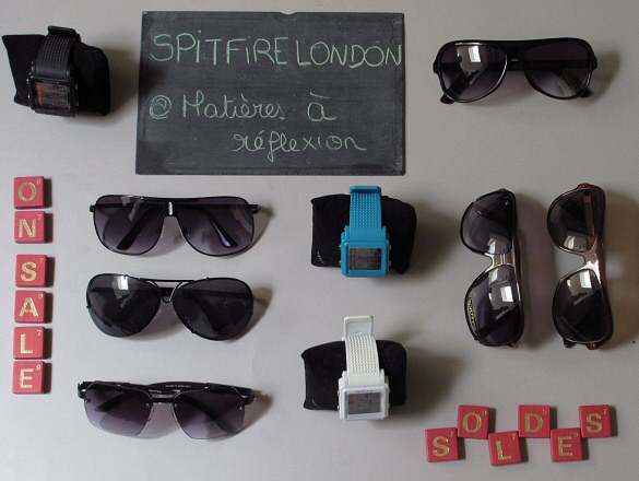 Soldes lunettes et montres Spitfire