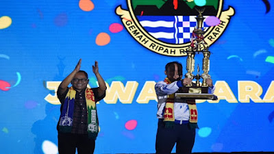 Jabar Hattrick Juara Umum Porwanas, Jadi Pemilik Tetap Piala Presiden