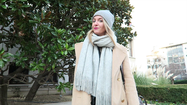 manteau beige stradivairus idée tenue hiver mi-saison agathe diary