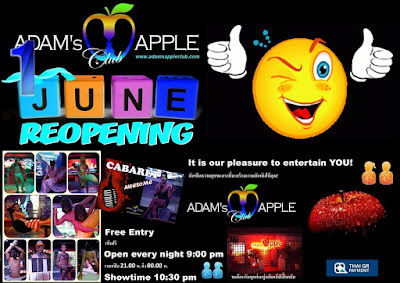 Re-opening Adams Apple Gay Club Chiang Mai Thailand
