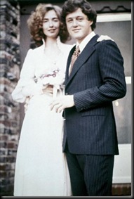 Bill Cllinton and Hillary Clinton wedding photo