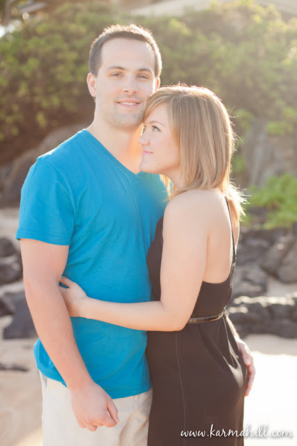 Maui engagement portraits