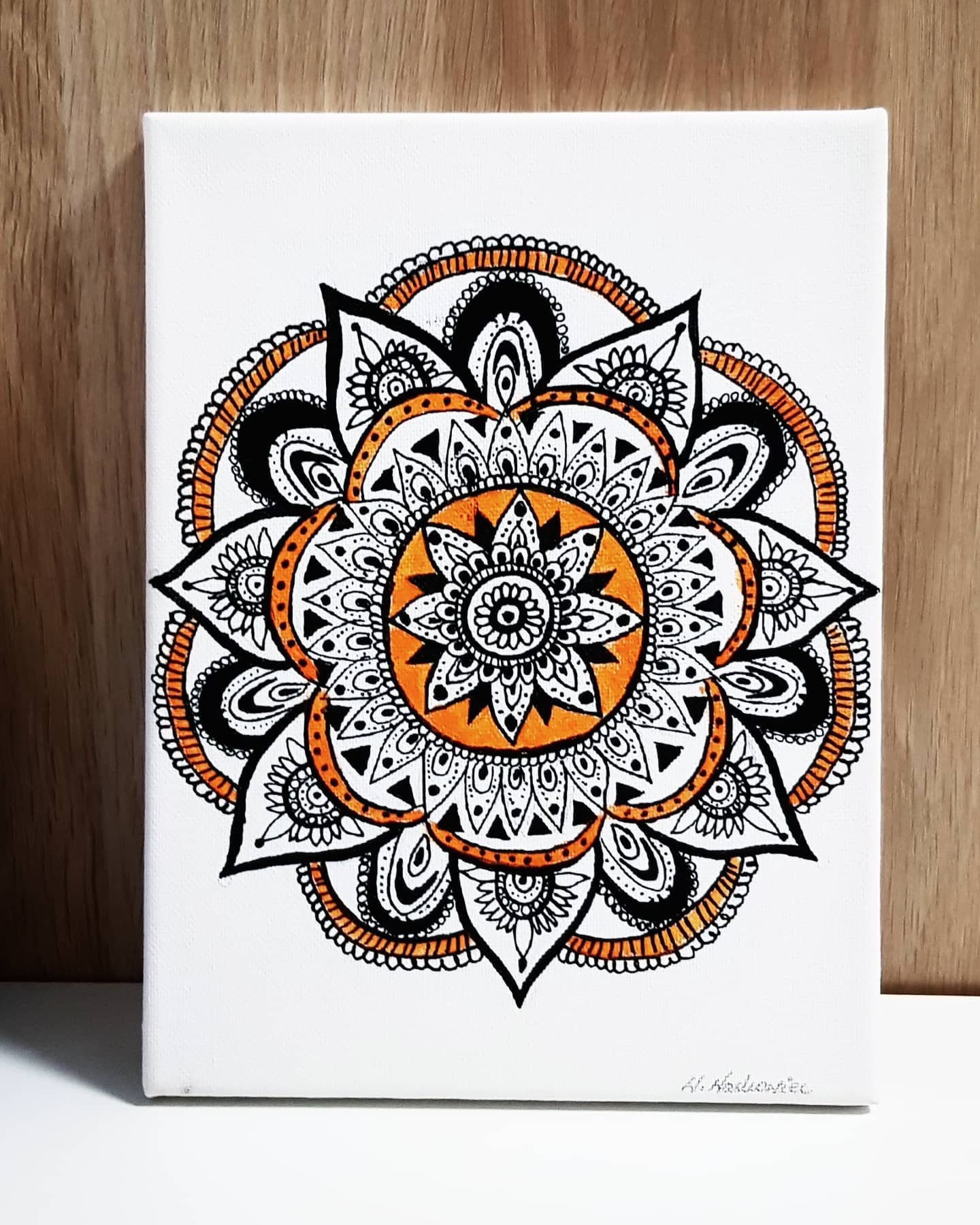 MANDALA ON CANVAS