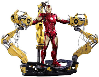 Hot Toys MMS462D22 Movie Masterpiece: Iron Man 2 - Iron Man Mark IV (4) with Suit-Up Gantry 