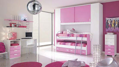 foto habitación juvenil rosa