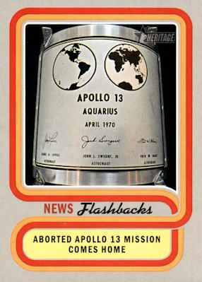 2019 Topps Heritage Baseball NF-4 - Apollo 13 Mission