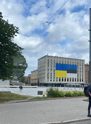 Freedom Square in Tallin, Estonia