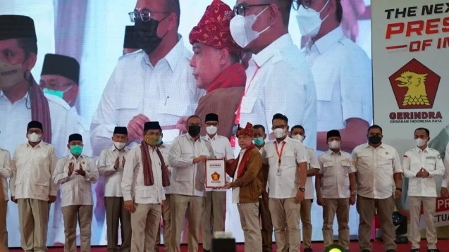 Gerindra Sumbar Deklarasikan Prabowo Presiden 2024