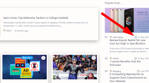 Cara Mengganti Format Tanggal Popular Post Median UI 1.7