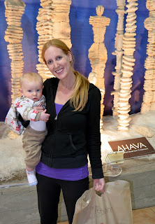 nicki and sammy baumer at ahava factory outlet near dead sea israel