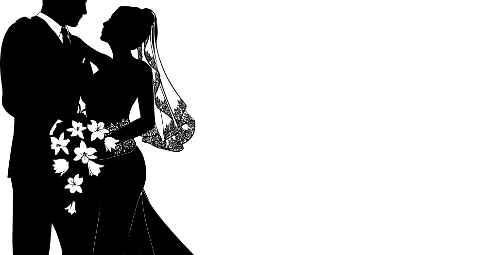Ai Eps イラストレーター 結婚式の新郎新婦のシルエット Bride And Groom Wedding Silhouette イラスト素材 Ai Eps イラストレーター 結婚式の新郎新婦のシルエット Bride And Groom Wedding Silhouette イラスト素材