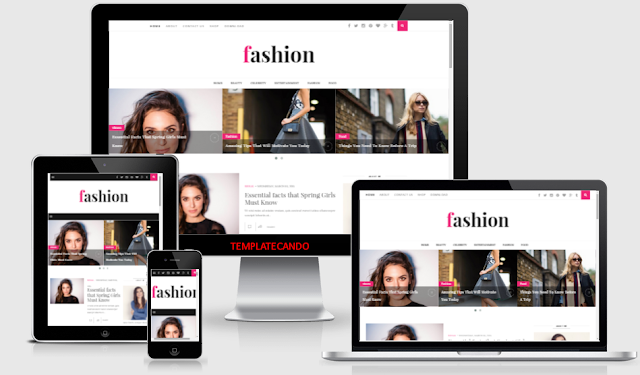 Fashion Clean Responsive Blogger Template