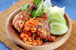 steps Make ayam Geprek Sambal Setan original indonesia