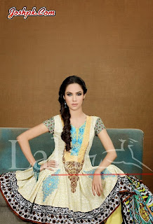Lala Textile Afreen Embroidry Fall Winter Dresses Collection 2013-14