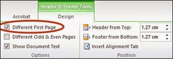 Word 2013-Remove page number-5