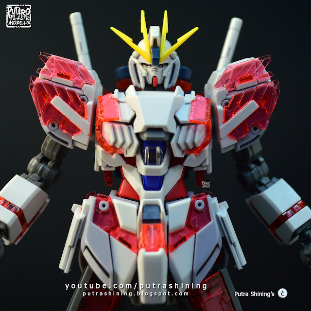 Converting C-Packs to Default HGUC RX-9/C Narrative Gundam | 機動戦士ガンダムＮＴ| by Putra Shining