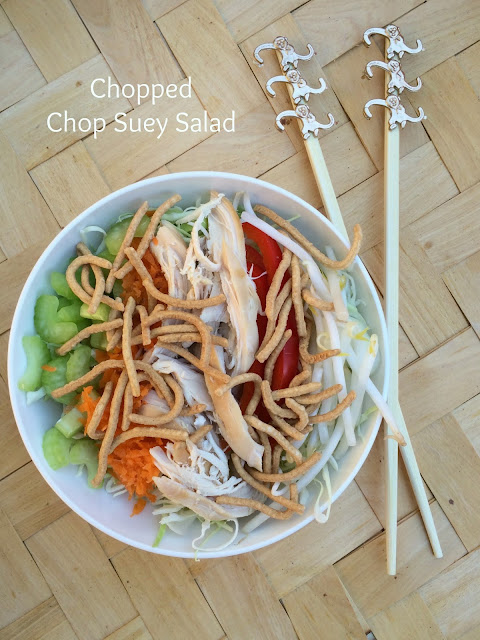 Chopped Chop Suey Salad Recipe - Perfect healthy and delicious alternative to Chinese Chicken Salad and so fun for Chinese New Year | www.jacolynmurphy.com