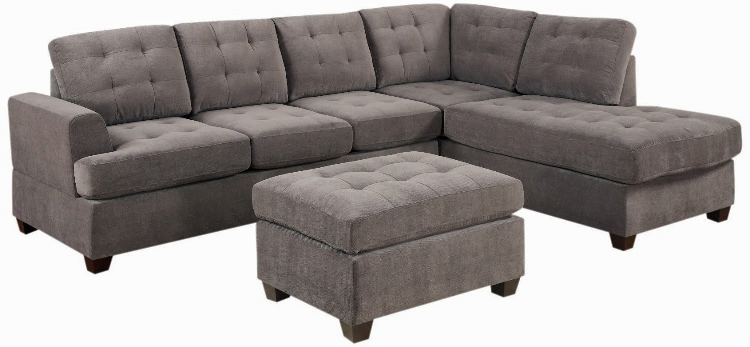 grey microfiber couch