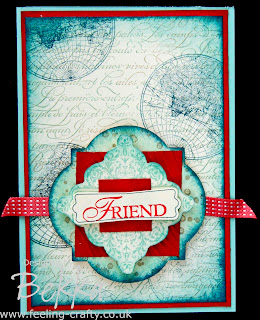 Stunning Friendship Card by Stampin' Up! Demonstrator Bekka Prideaux - check out her blog for lots of fab projects