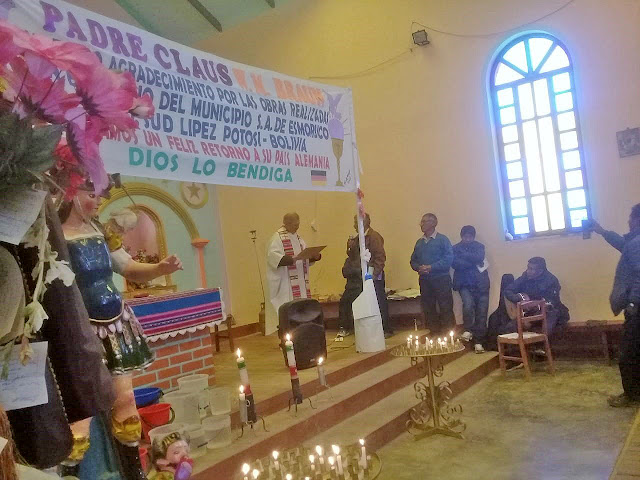 Abschied in San Antonio de Esmoruco Bolivien