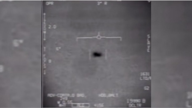 A picture of the UFO sighting from pilot's jet