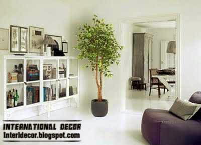 artificial plants, trees in pot