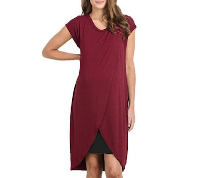 womens fashion summer maternity nursing dress