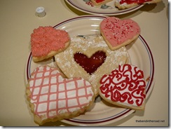 Valentine cookies