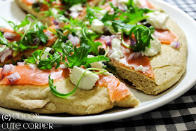 Smoked Salmon and Ricotta Pizza