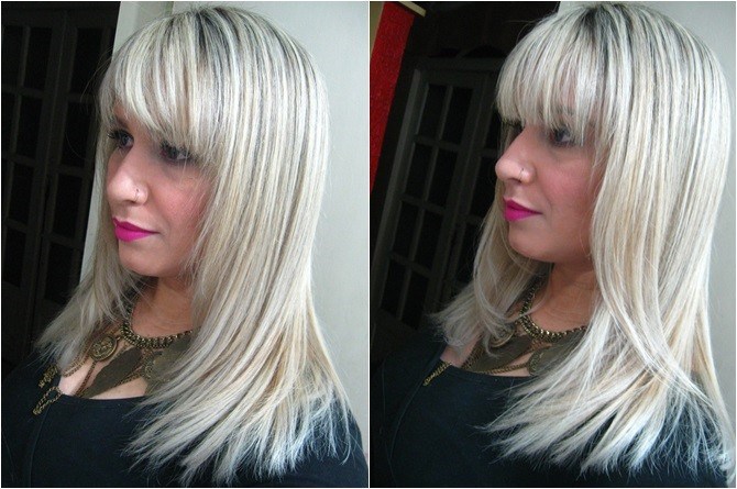 Cabelo loiro platinado