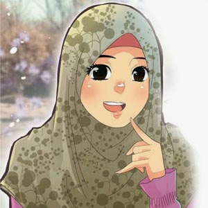  Gambar  Kartun  Muslimah Cantik 