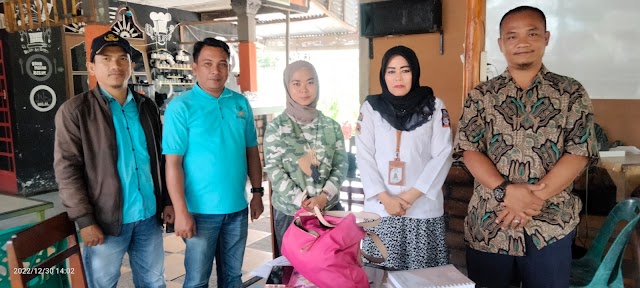 Komisioner KPUD Simalungun Jemput Berkas Pendaftaran Calon PPS Di Kecamatan Sidamanik