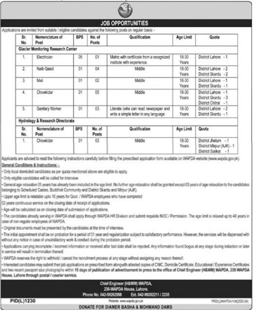 WAPDA Jobs 2023