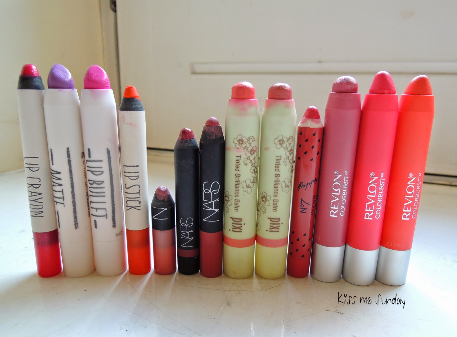 Kiss Me Sunday: SWATCHES & REVIEW : My Lipstick Collection ...