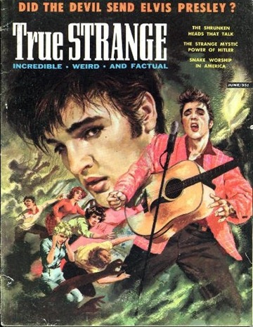 True Strange, June 1957. Cover art by Thomas Beecham-8x6