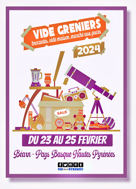 Vide Greniers #4 février 2024 des Pyrénées